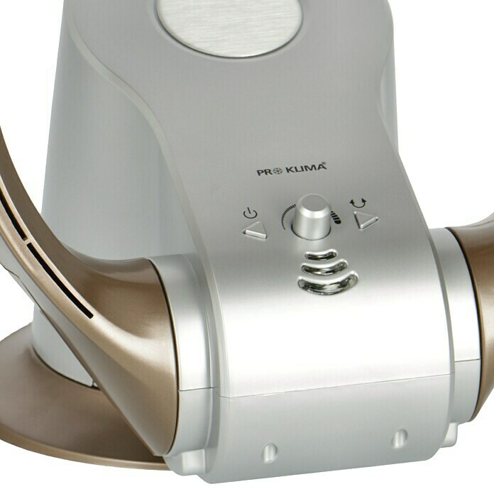 Proklima Stolni ventilator (26 W / 1100 W, Srebrno, 30,5 x 34,2 x 21 cm)