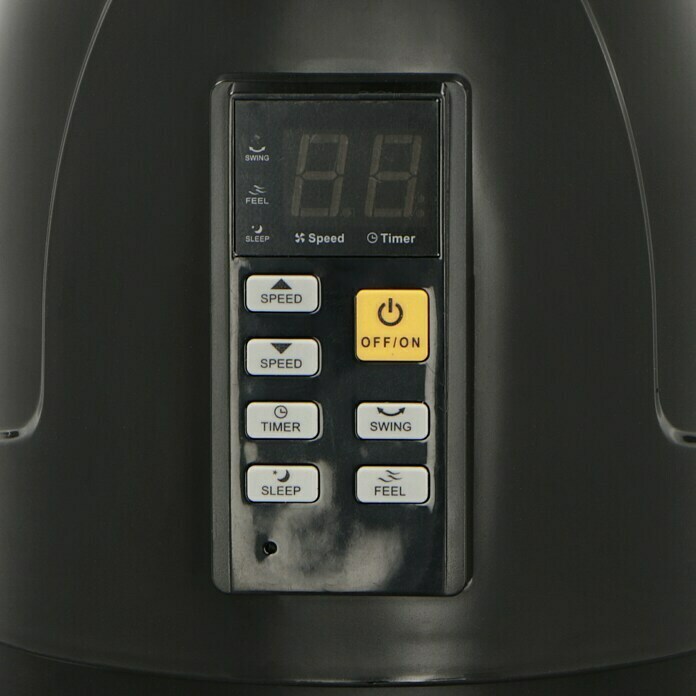 Proklima Standventilator ArizonaSchwarz, 75 cm, 125 W, 18.876 m³/h Detail Shot