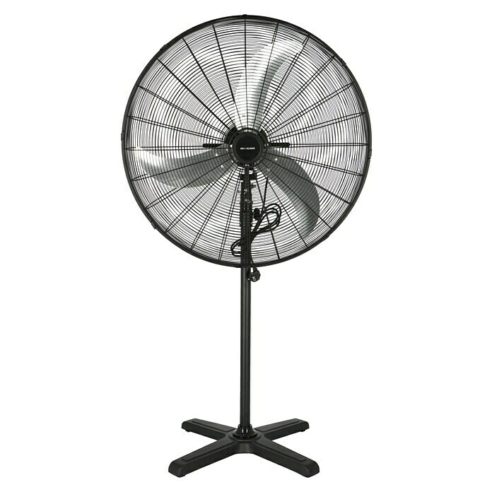 Proklima Standventilator ArizonaSchwarz, 75 cm, 125 W, 18.876 m³/h Front View