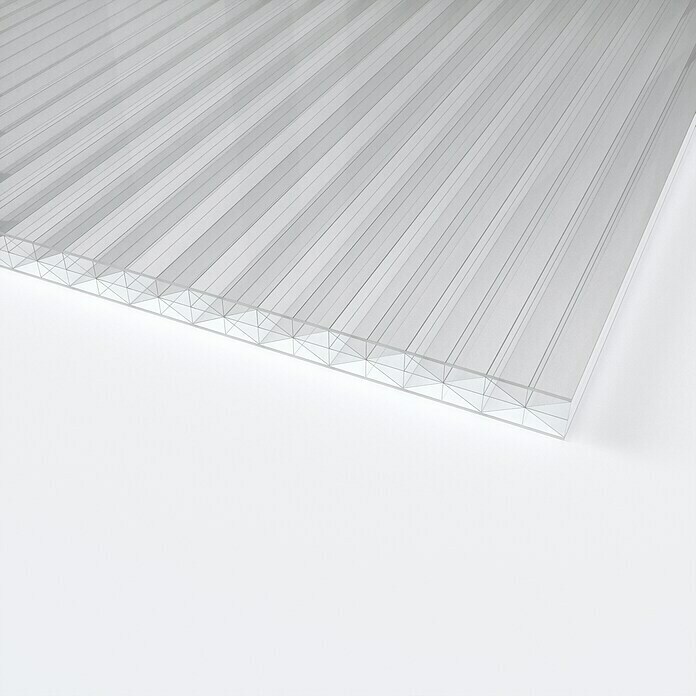 Onderbreking Gezicht omhoog Prestige Polycarbonaat kanaalplaat (200 cm x 98 cm x 16 mm, Polycarbonaat,  Transparant) | BAUHAUS
