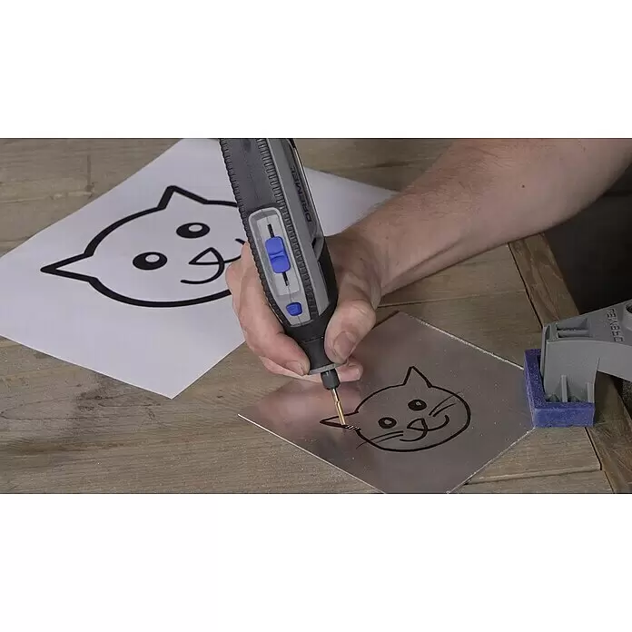 Dremel Fräsmesser 9901DM - Arbeitsdurchmesser: 3,2 mm, Flach - Detailaufnahme