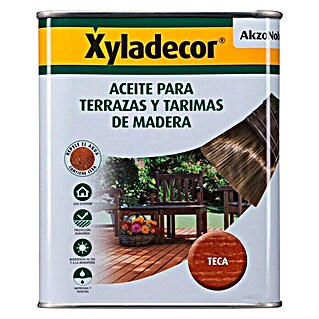 Xyladecor Aceite para terrazas y tarimas de madera (Teca, 5 l)