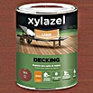 Xylazel Protector para madera Lasur al agua Decking (Teca, 4 l) | BAUHAUS