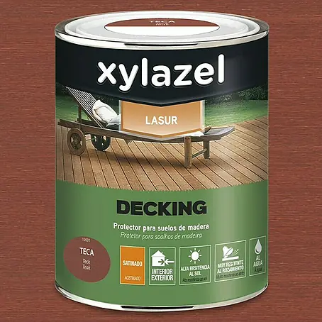 Xylazel  Protección para madera Lasur al agua Decking