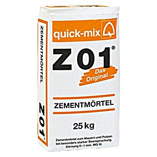 Quick-Mix Zementmörtel Z01 (25 kg, Chromatarm)