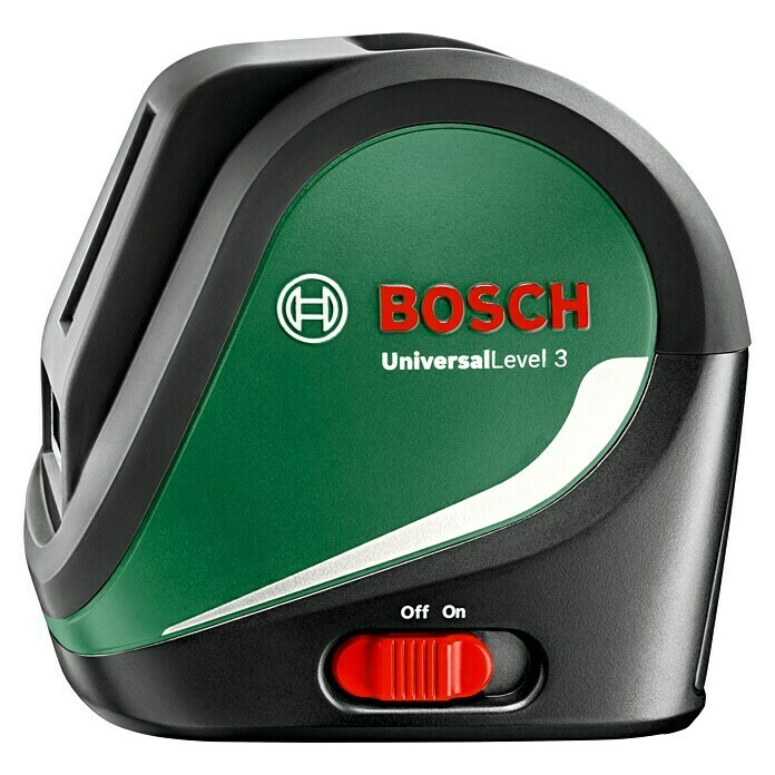 Bosch Kreuzlinienlaser Universal Level 3 (Max. Arbeitsbereich: 10 m, Mit Stativ)