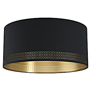 Eglo Esteperra Okrugla stropna svjetiljka (40 W, Ø x V: 475 mm x 24 cm, Crne boje, Zlatne boje, E27)
