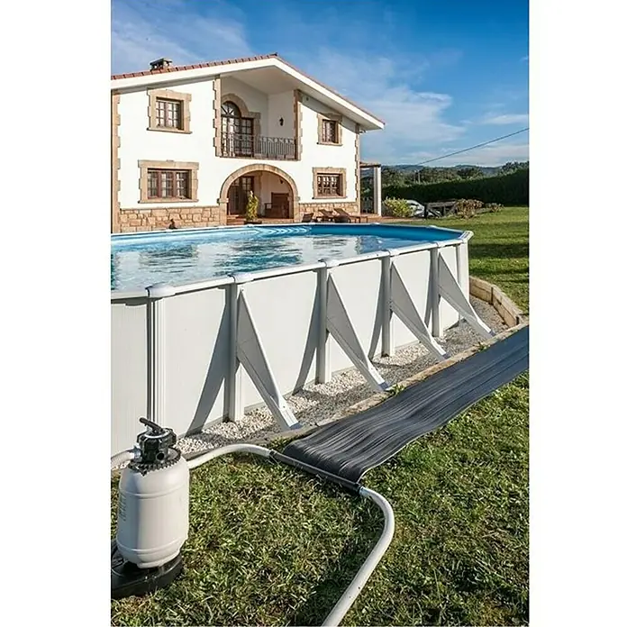 Gre Hervidor de agua eléctrico Solar - Aumenta la temperatura del agua hasta 6ºC. - La manta térmica solar calienta el agua de la piscina de forma ecológica, mientras que el sistema de filtración la mantiene limpia. Ideal para disfrutar en el jardín.