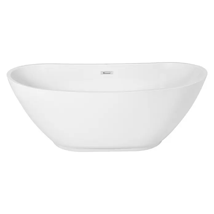 Camargue Freistehende Badewanne Phoenix - L x B: 180 x 86 cm, Sanitäracryl, Weiß - Freistehende Badewanne in strahlendem Weiß mit eleganten Konturen und moderner Gestaltung für ein luxuriöses Badeerlebnis.