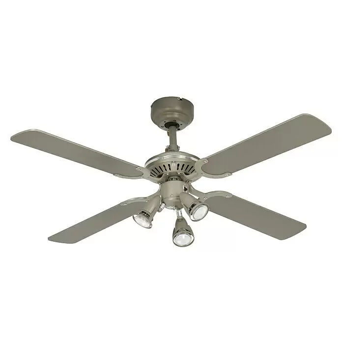 Proklima Deckenventilator Richmond - Titan, 105 cm, 150 W - Diagonale Ansicht