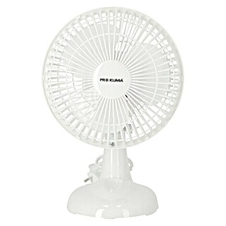 Proklima Namizni ventilator (Bele barve, 15 cm)