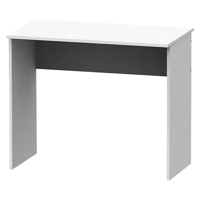 Muebles Pitarch Tibet Mesa de escritorio - L x An x Al: 50 x 90 x 75 cm, Blanco - Elegante consola blanca con un diseño limpio. Ideal como escritorio o mesa auxiliar, se adapta a cualquier decoración.