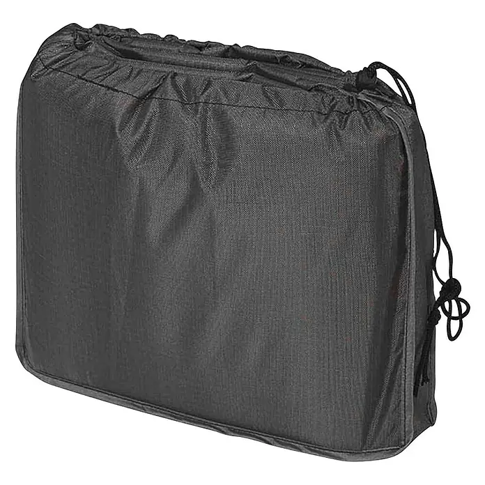 Schutzhülle Aerocover - Passend für: Hängekörbe - Ein grauer Packsack mit Kordelzug, ideal zum Verstauen von Ausrüstung und Kleidung beim Camping oder Reisen.