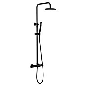 Imex Line Sistema de ducha / bañera (Con grifo termostático, Distancia entre orificios: 15 cm, Número de tipos de chorro: 1 ud., Negro) | BAUHAUS