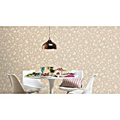 FREUNDIN HOME COLLECTION III Vliestapete (Beige, Floral, 10,05 x 0,53 m)