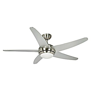 Proklima Deckenventilator Fabiola (Silber, 132 cm)
