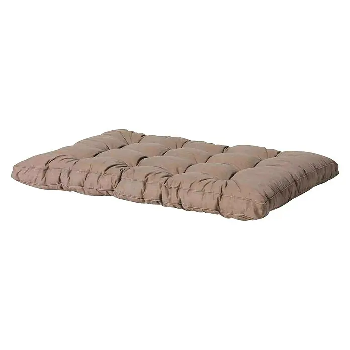Madison Sitzkissen Basic - 120 x 80 cm, Taupe - Rechteckiges, gestepptes Sitzkissen in sanftem Braun. Ideal für Stühle, Bänke oder als Bodenkissen für zusätzlichen Komfort im Innen- und Außenbereich.