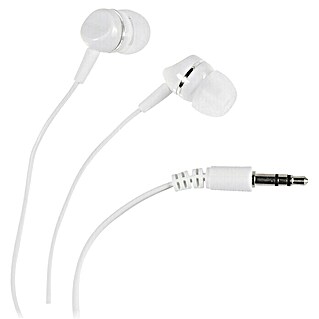 Vivanco Auriculares In Ear Stereo (1 x jack 3,5 mm, Blanco, Longitud del cable: 1,2 m)