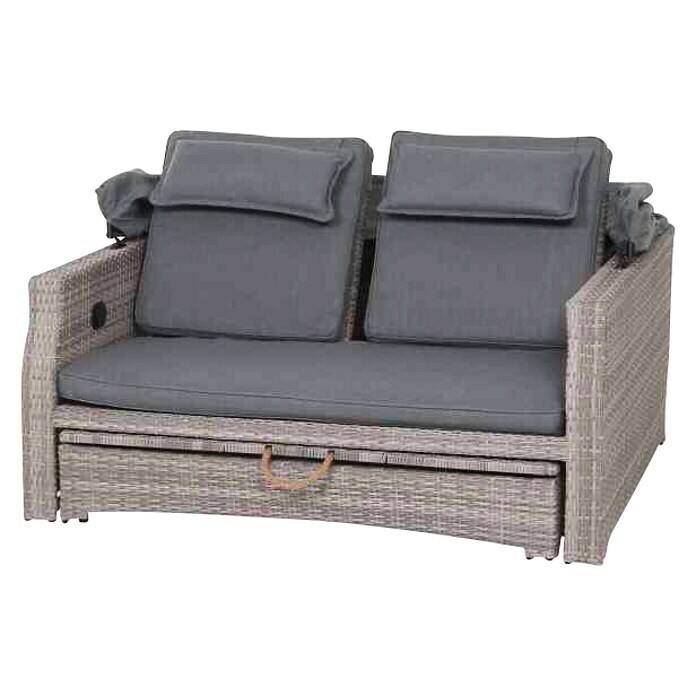Lounge-Insel (2-tlg., Taupe)