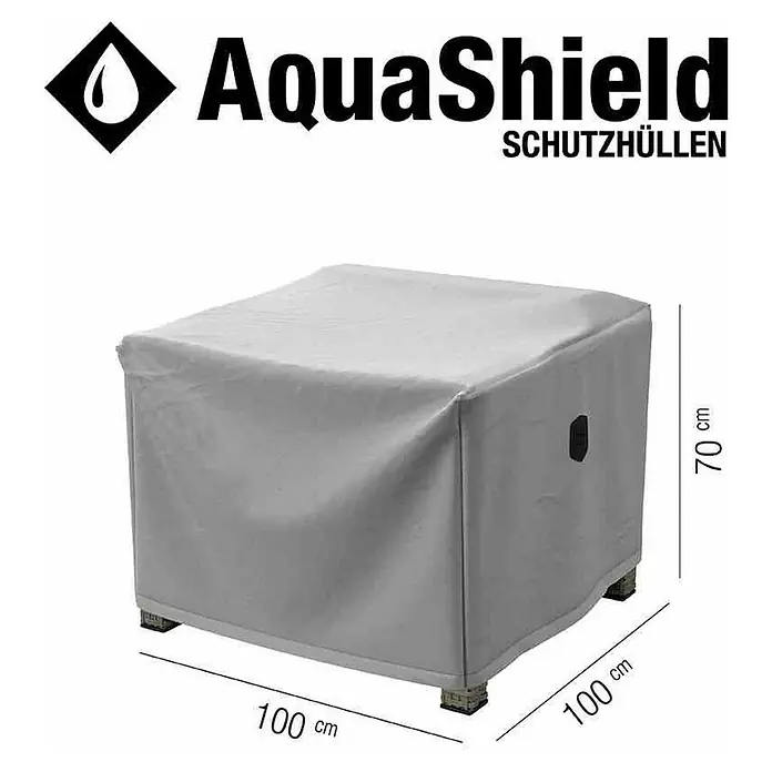 Siena Garden Lounge-Set Schutzhülle AquaShield - L x B x H: 100 x 100 x 70 cm, Kunststoff - Wasserdichte AquaShield Schutzhülle für Gartenmöbel, 100x100x70 cm, ideal zum Schutz vor Witterungseinflüssen.