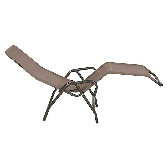 Gartenliege Bito - Taupe, Metall, Klappbar - Bequemer Relaxsessel für den Garten oder die Terrasse. Der Liegestuhl ist ideal zum Entspannen und Sonnenbaden mit verstellbarer Rückenlehne.