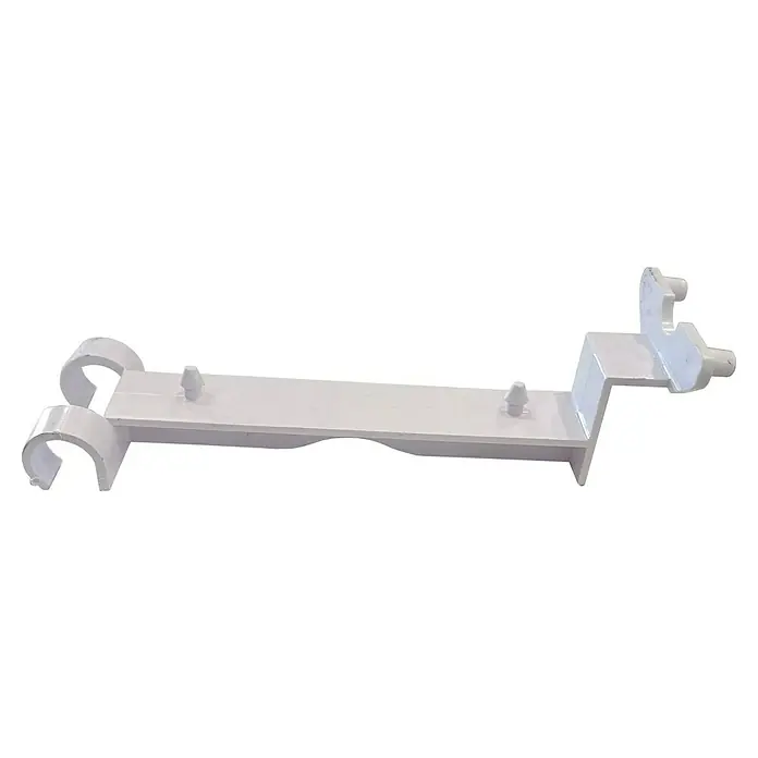 Dakota Soporte para fijación superior - Plástico, Blanco - Soporte de plástico blanco para montar artículos. Ideal para organizar y ordenar tu hogar o espacio.