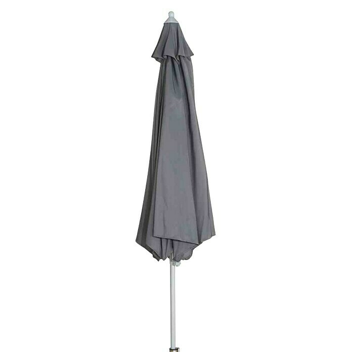 Siena Garden Sonnenschirm Push ProDurchmesser: 300 cm, Grau Front View