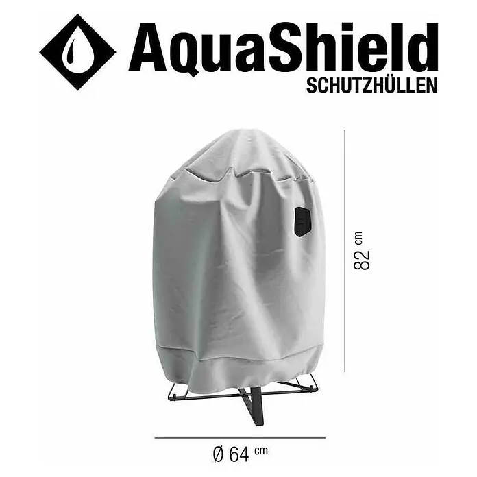 Siena Garden Grill-Schutzhülle AquaShield - Passend für: Rundgrills mit Ø 57 cm - Abdeckung AquaShield Schutzhülle für Grill mit den Maßen 82 cm Höhe und Ø 64 cm Durchmesser. Schützt vor Witterungseinflüssen und Schmutz.