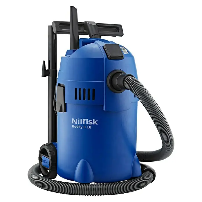 Nilfisk Elektro-Nass- & Trockensauger Buddy II 18 T1.200 W, Behältervolumen: 18 l, Mit Beutel Diagonal View