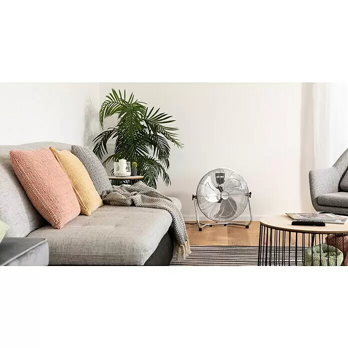 Proklima Bodenventilator - Silber, 45 cm - Stimmungsaufnahme