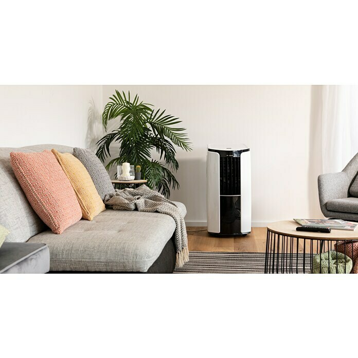 Proklima Mobiles Klimagerät Shiny Eco (10.000 BTU/h, 35 m², Entfeuchtungsleistung: Ca. 38,4 l/Tag, Fernbedienung)