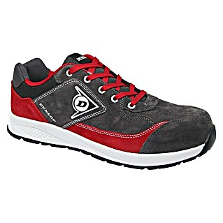 Dunlop Zapatos de seguridad Flying Luka (Color: Gris/Rojo, Talla de pie: 39, S3)