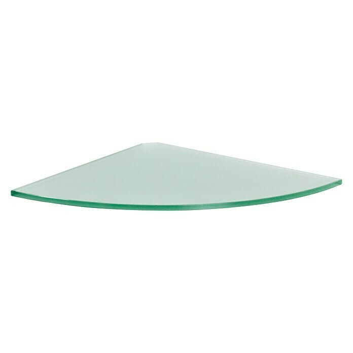 Dolle Glasboden CornerL x B x S: 30 x 30 x 0,8 cm, Satiniert Diagonal View