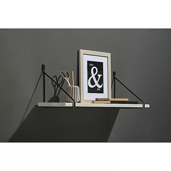 Dolle Wandregal-Set Filo - L x B x S: 80 x 20 x 1,9 cm, Weiß - Stimmungsaufnahme