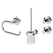 Lenz Toilet-combi-borstelgarnituur Vida (4 -delig, Chroom) | BAUHAUS