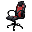 Silla de oficina Olimpia (Para Gamers, Negro/Rojo, Reposabrazos) | BAUHAUS
