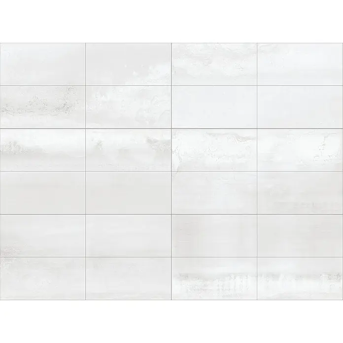 Oxyd Bodenfliese - 30 cm x 60 cm x 9 mm, Grau/Weiß, Schimmernd, Rektifiziert - Elegante weiße Wandfliesen mit subtilen Mustern. Diese Fliesen verleihen jedem Raum ein modernes und stilvolles Ambiente.