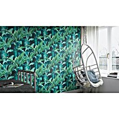 Rasch BARBARA Home Collection II Vliestapete (Türkis/Grün, Floral, 10,05 x 0,53 m)