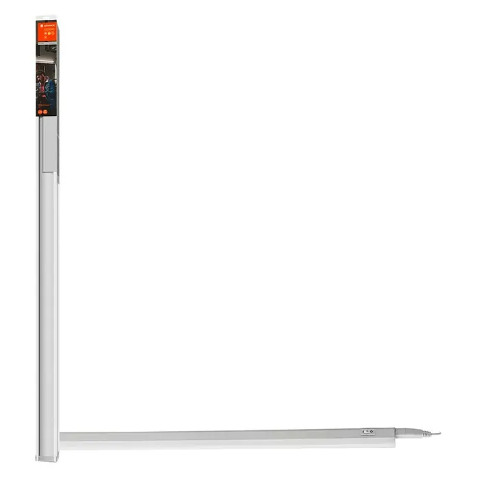 Ledvance LED-Lichtleiste Switch BattenL x B x H: 87,3 x 2,2 x 3 cm, Lichtfarbe: Warmweiß, 10 W - Das LEDVANCE Unterbauleuchte-Set bietet helles Licht für Küche oder Werkstatt. Die Installation ist einfach und die Leuchte ist energieeffizient.