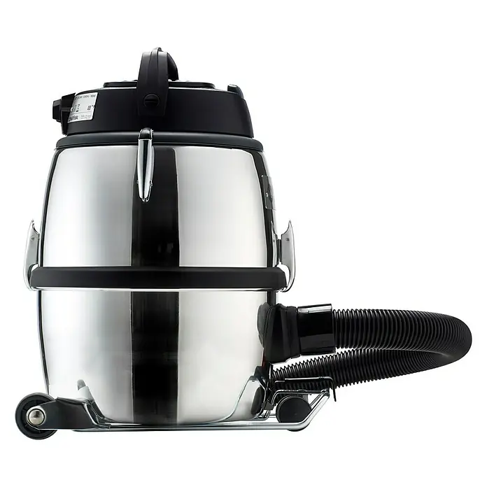 Nilfisk Elektro-Staubsauger GM80 C - 900 W, Behältervolumen: 6,25 l - Edelstahl-Staubsauger für den professionellen Einsatz. Er ist robust, leistungsstark und ideal für Gewerbe und Haushalte geeignet.