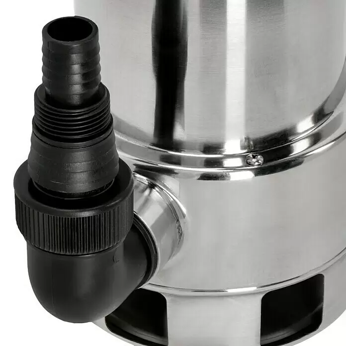 Neptun Schmutzwasserpumpe NSP-E 95 INOX - 900 W, Max. Fördermenge: 18.200 l/h, Eintauchtiefe: 5 m - Detailaufnahme