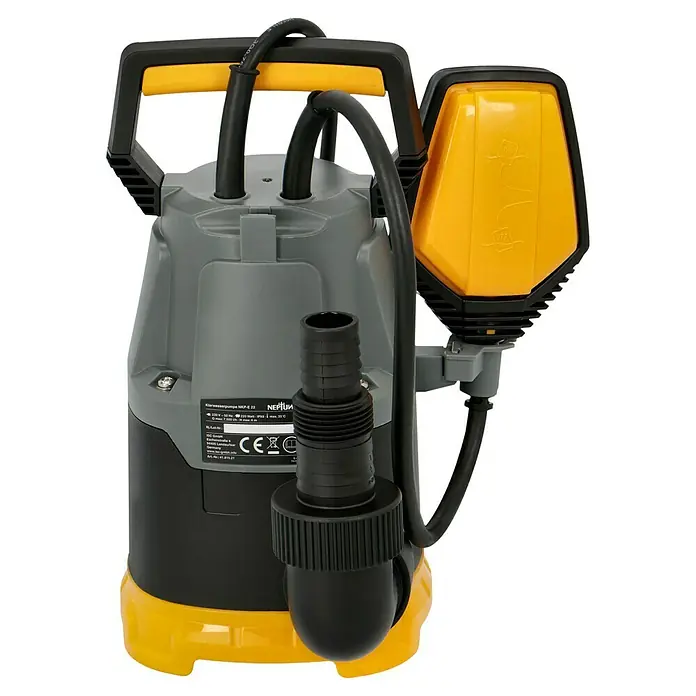 Neptun Klarwasser-Tauchpumpe NKP-E 22 - 220 W, Max. Fördermenge: 7.500 l/h - Die Neptun Schmutzwasserpumpe ist ein leistungsstarkes Gerät zur effizienten Entwässerung. Ideal für Baugruben und Teiche.