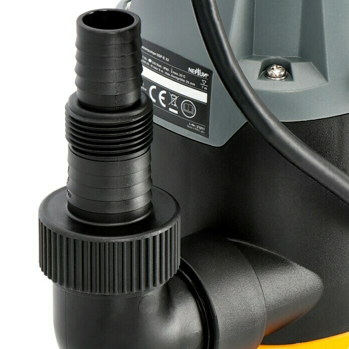 Neptun Schmutzwasserpumpe NSP-E 33330 W, Max. Fördermenge: 9.500 l/h Detail Shot