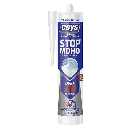 Ceys  Silicona para sanitarios y cocinas Stop Moho