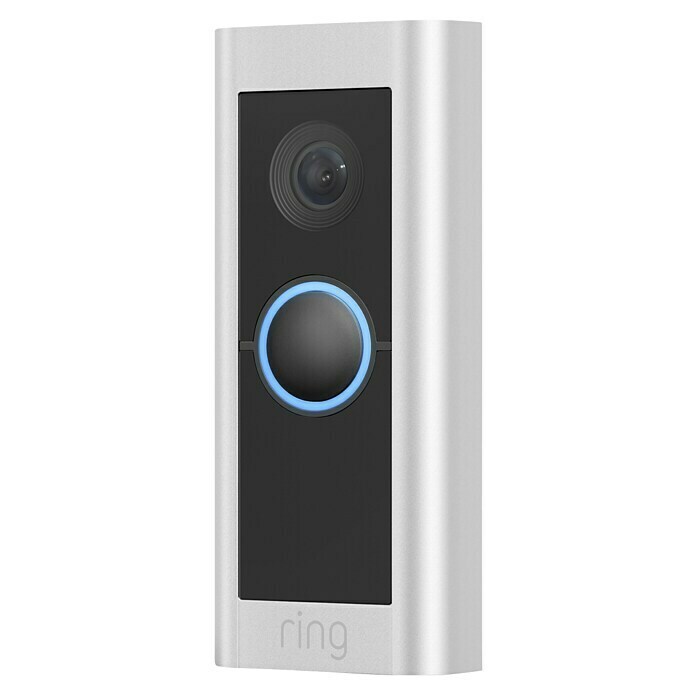 Ring Türklingel mit Kamera Video Doorbell Pro 2Anschlussart: Drahtgebunden, Nickel matt, 1536p HD Diagonal View