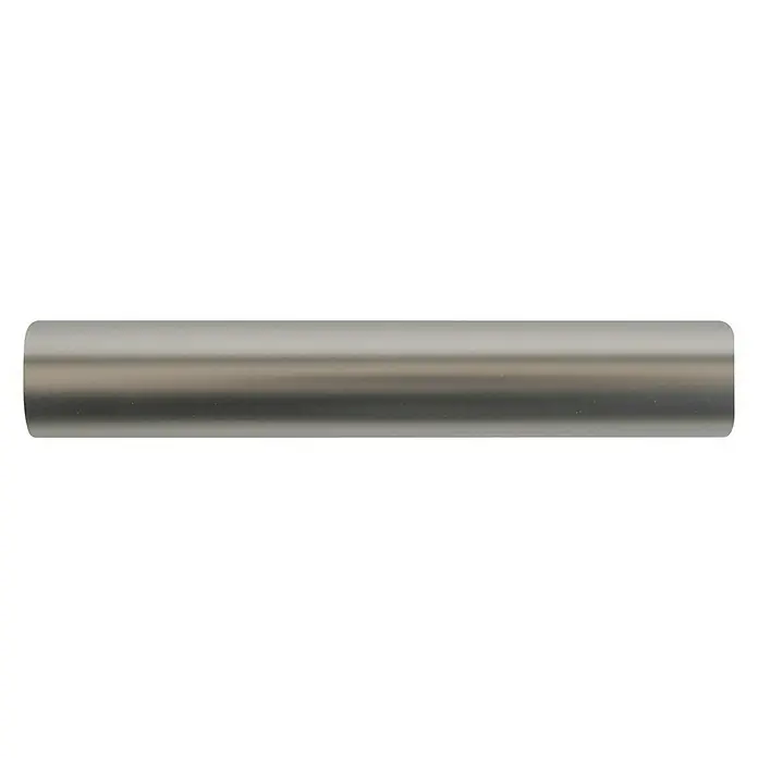 Barra para cortinas Basic Ferro-Deco - Ø x L: 16 mm x 180 cm, Metal, Plateado - Una barra cilíndrica alargada de metal pulido, ideal para diversas aplicaciones y proyectos.