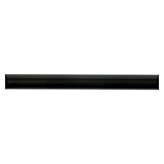 Barra para cortinas Ideas 12 (Negro, Largo: 150 cm, Diámetro: 12 mm)