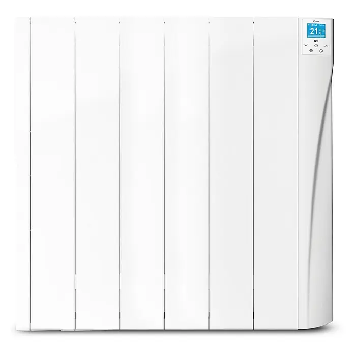 Rointe Emisor térmico Olympia Wifi - 1.000 W, Blanco, 12 x 58,5 x 57,5 cm, Cerámico - Radiador blanco con control digital que aporta calidez y confort a cualquier habitación. Tecnología moderna para temperaturas agradables.