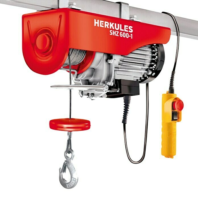 Herkules Polipasto SHZ 600-1 (1.050 W, Peso máximo admitido: 600 kg) | BAUHAUS