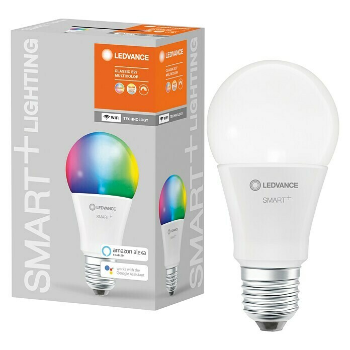 Classic lm, Smart+ W, Warmweiß) WiFi LED-Lampe 1.521 BAUHAUS Ledvance (14 | A75,